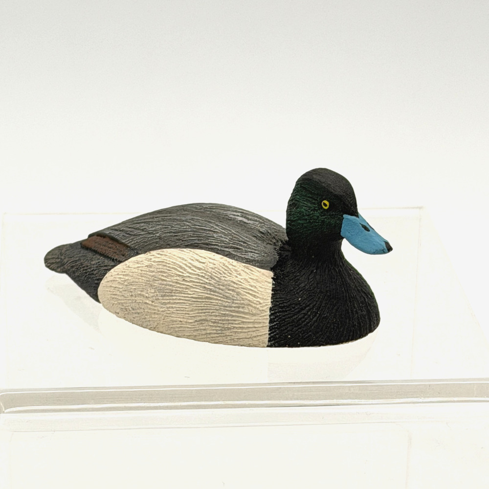1982 John Graham Greater Scaup Duck Figurine Signed Miniature Vintage Art